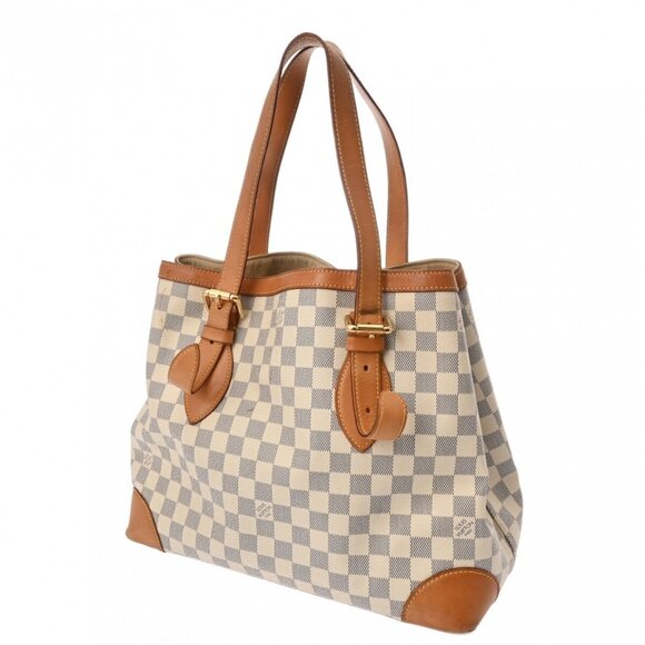 LOUIS VUITTON Damier Azur White/Blanc N51206 hand bag 800000131172000 - Picture 2 of 12